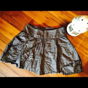 Linen Gray skirt
