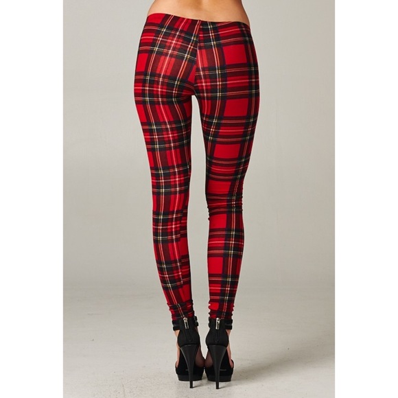 Plaid Leggings - Picture 2 of 4