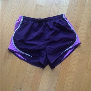 Purple NIKE shorts