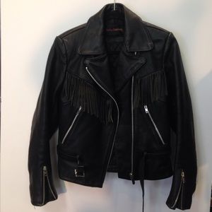 Leather jacket