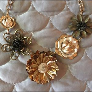 Nordstrom Flower Statement Necklace