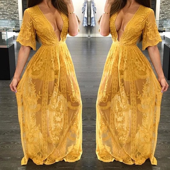 Beyonce Yellow Dress