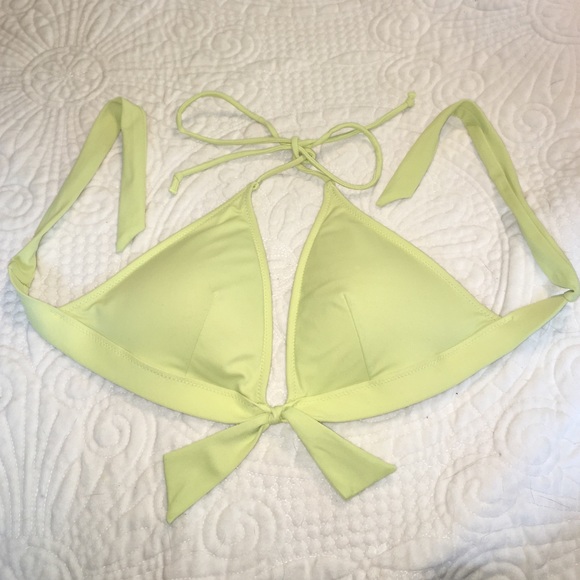 Victoria's Secret Neon Halter Push Up Swim Top! 👙