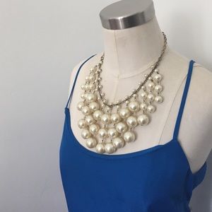 JCrew cascading pearl necklace
