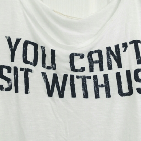 🚫SOLD🚫 you can't sit with us crop top - Picture 3 of 5