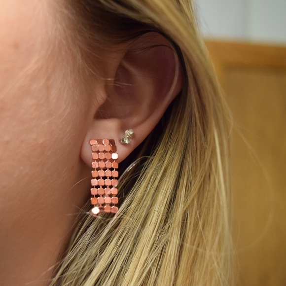 Red Chandelier Earrings