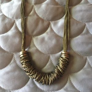 Dark Gold Statement Necklace