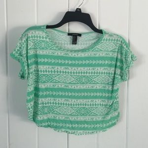 Forever 21 Tribal Print Tee / Shirt
