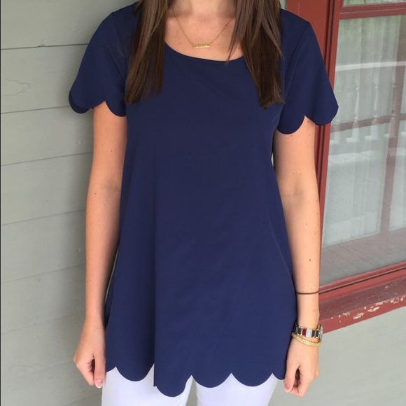 HerShe scallop blouse