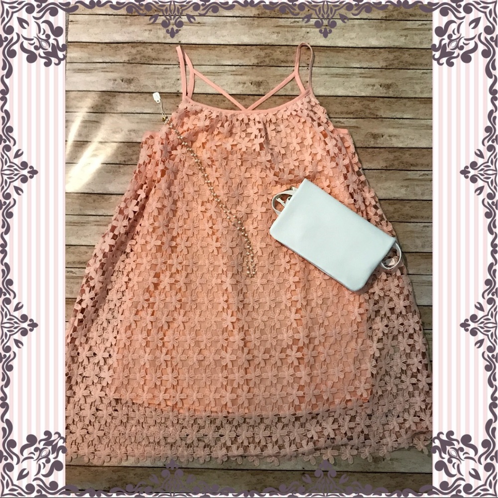 Boutique Light Pink Detail Dress