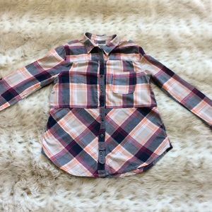 Anthropology flannel-FLEECE, warm, great condition