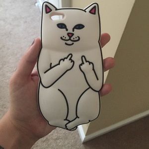 Middle finger cat silicone iPhone 6 case 💥new💥