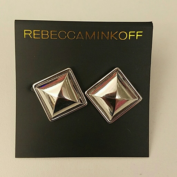 Rebecca Minkoff silver large studs