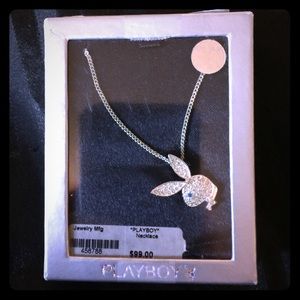 Playboy Bunny Head Necklace.