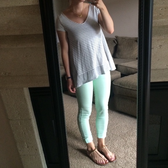 Mint Skinny Jeans