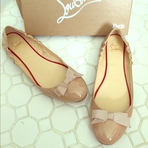 Christian Louboutin Gloriana Flat Patent Nude
