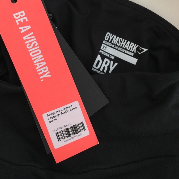 [ON HOLD] Gymshark Cropped Leggings - XS, black - Picture 3 of 4