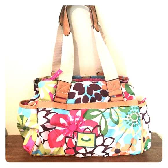 Large fun print purse