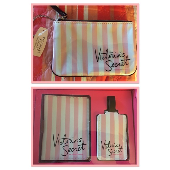 Victoria Secret.BundlePassport cover & Luggage Tag