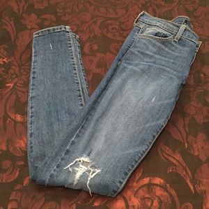 Flying Monkey distressed denim