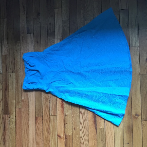 J. Crew blue dress size 0 in excellent condition