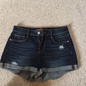 High Waisted Denim Shorts