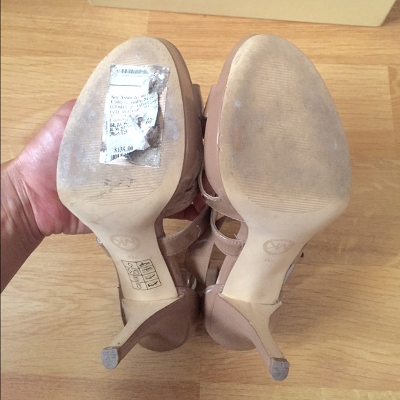 Michael Kors Evie Platform 7M Khaki - Picture 3 of 4