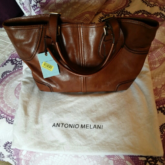 Cognac Antonio Melani Tote