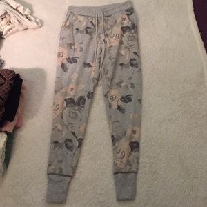floral joggers