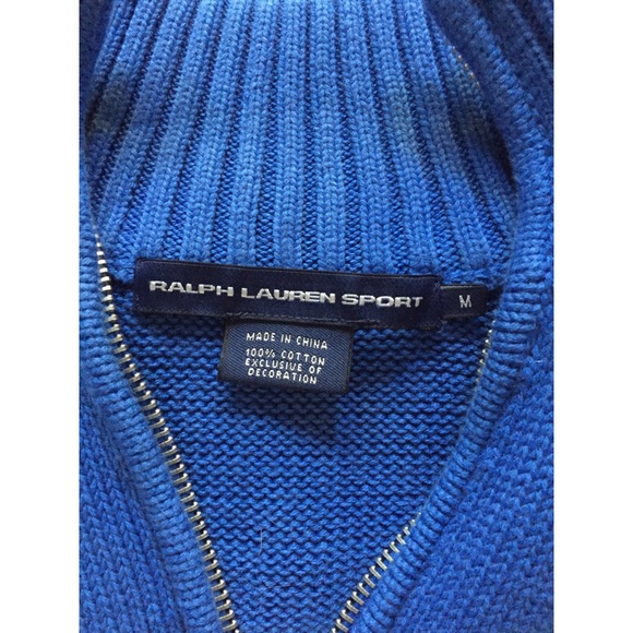 Blue Polo sweater jacket - Picture 2 of 3