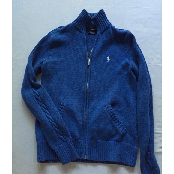 Blue Polo sweater jacket - Picture 3 of 3