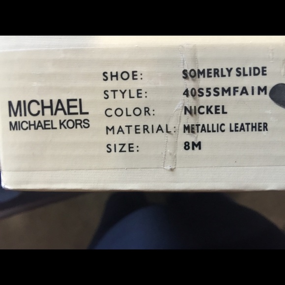 Sold another site MK Somerly metallic leather - Picture 4 of 4