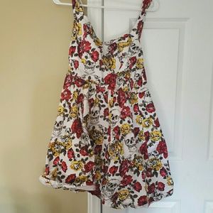 Rose and skull dress