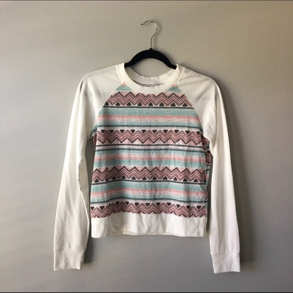 Nollie White Printed Longsleeve