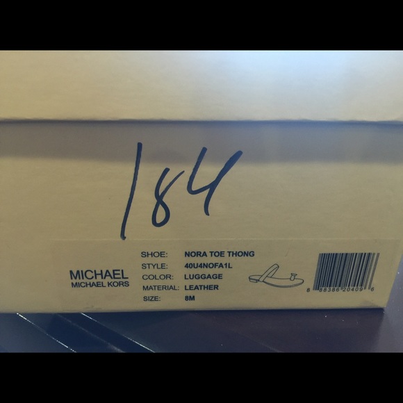 Sold another site MK Nora toe thing sandal new - Picture 4 of 4