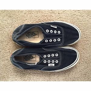 Black Vans Authentic Sneakers