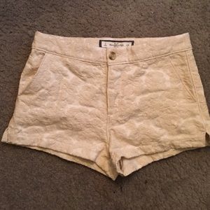 Ivory shorts