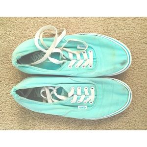 Scuba Blue Vans Authentic Sneakers