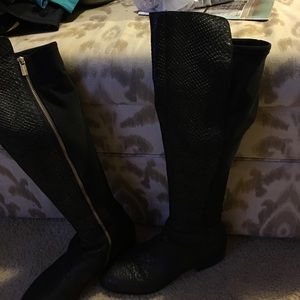 Snake skin MK tall boots