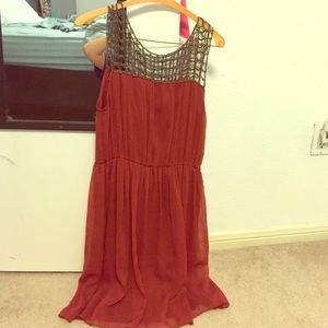 Willow and clay (urban outfitters) chiffon dress