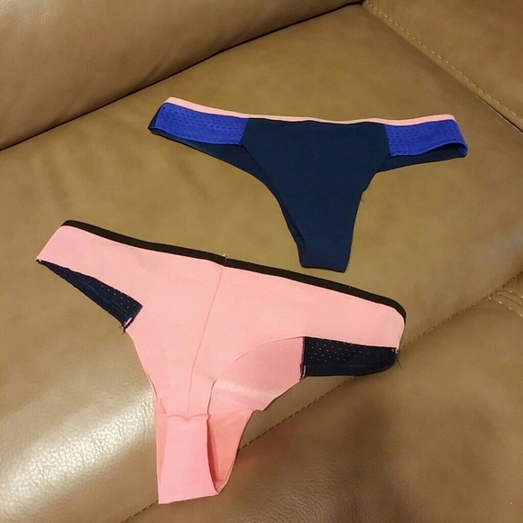 SOLD 3 Victoria's Secret Pink thong panties - Picture 2 of 4