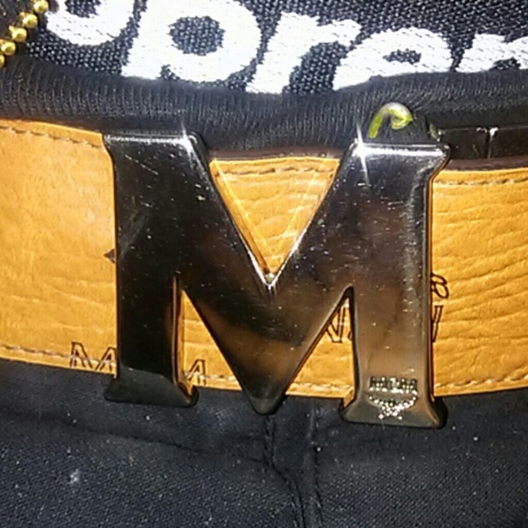 MCM belt 100%authentic
