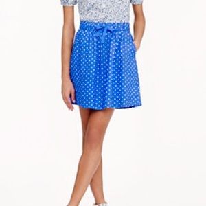 Jcrew polk a dot skirt