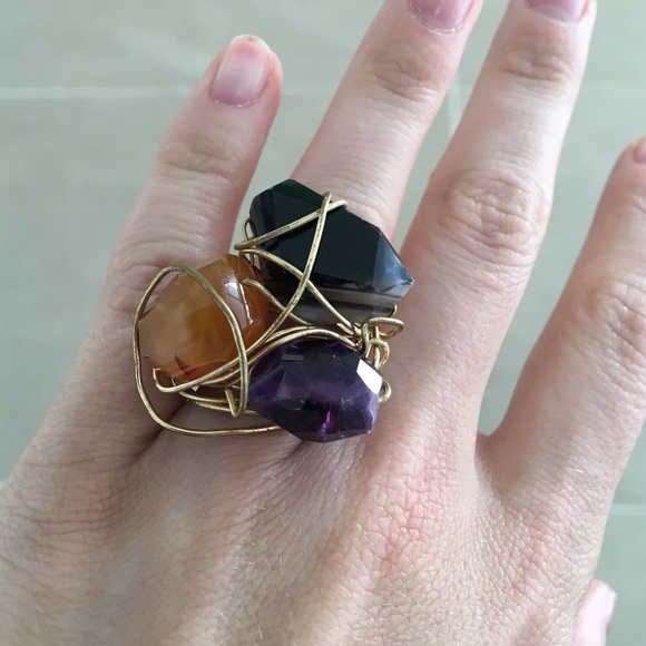 Ring with stones