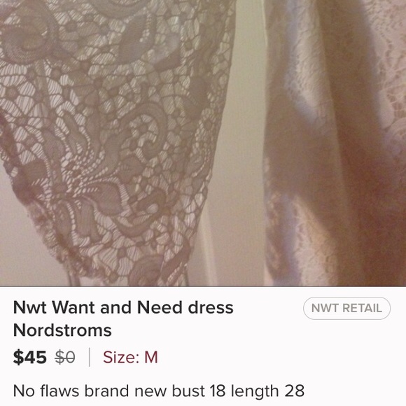 Nordstroms Want and Need dress - Picture 4 of 4