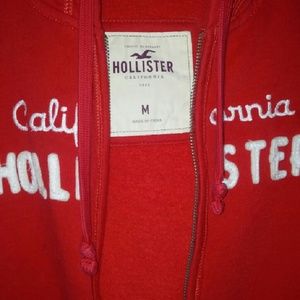 Red Hollister jogging jacket