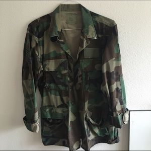 Authentic Vintage Military Camp Anorak Jacket