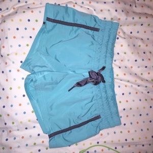 Lululemon teal shorts