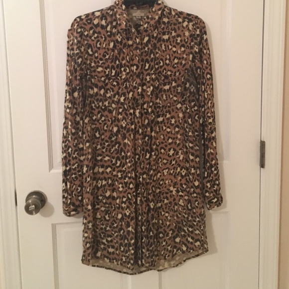 Jaguar print shirt dress from Urban Outfitters