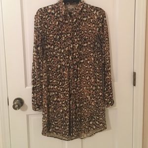 Jaguar print shirt dress from Urban Outfitters